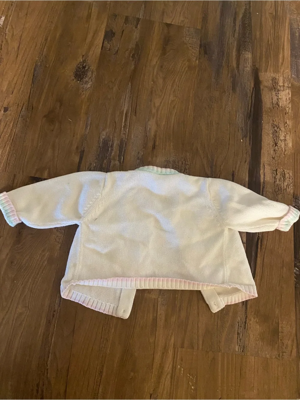 Child of Mine by Carter’s Baby Cardigan 6-9M Pastel Knit Sweater Vintage Style
